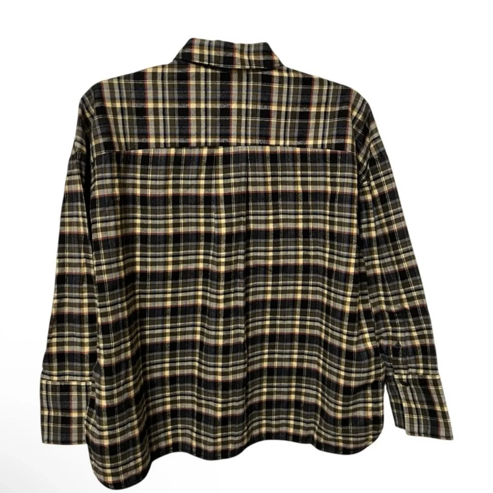 NWT Everlane Oversized Plaid Boxy Flannel Shirt